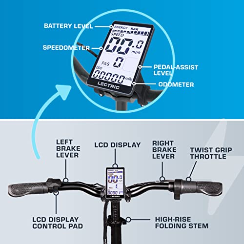 LECTRIC XP™ Lite Electric Bike | Adult Folding Bikes - Weighs Only 46lbs | 40+ Mile Range