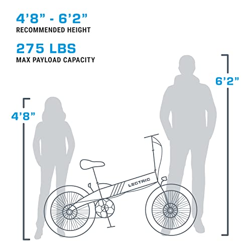 LECTRIC XP™ Lite Electric Bike | Adult Folding Bikes - Weighs Only 46lbs | 40+ Mile Range