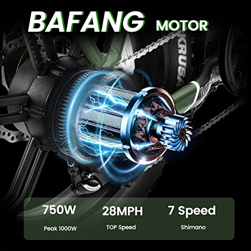 VELOWAVE Electric Bike for Adults 750W BAFANG Motor Ebikes