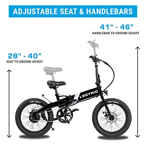 LECTRIC XP™ Lite Electric Bike | Adult Folding Bikes - Weighs Only 46lbs | 40+ Mile Range